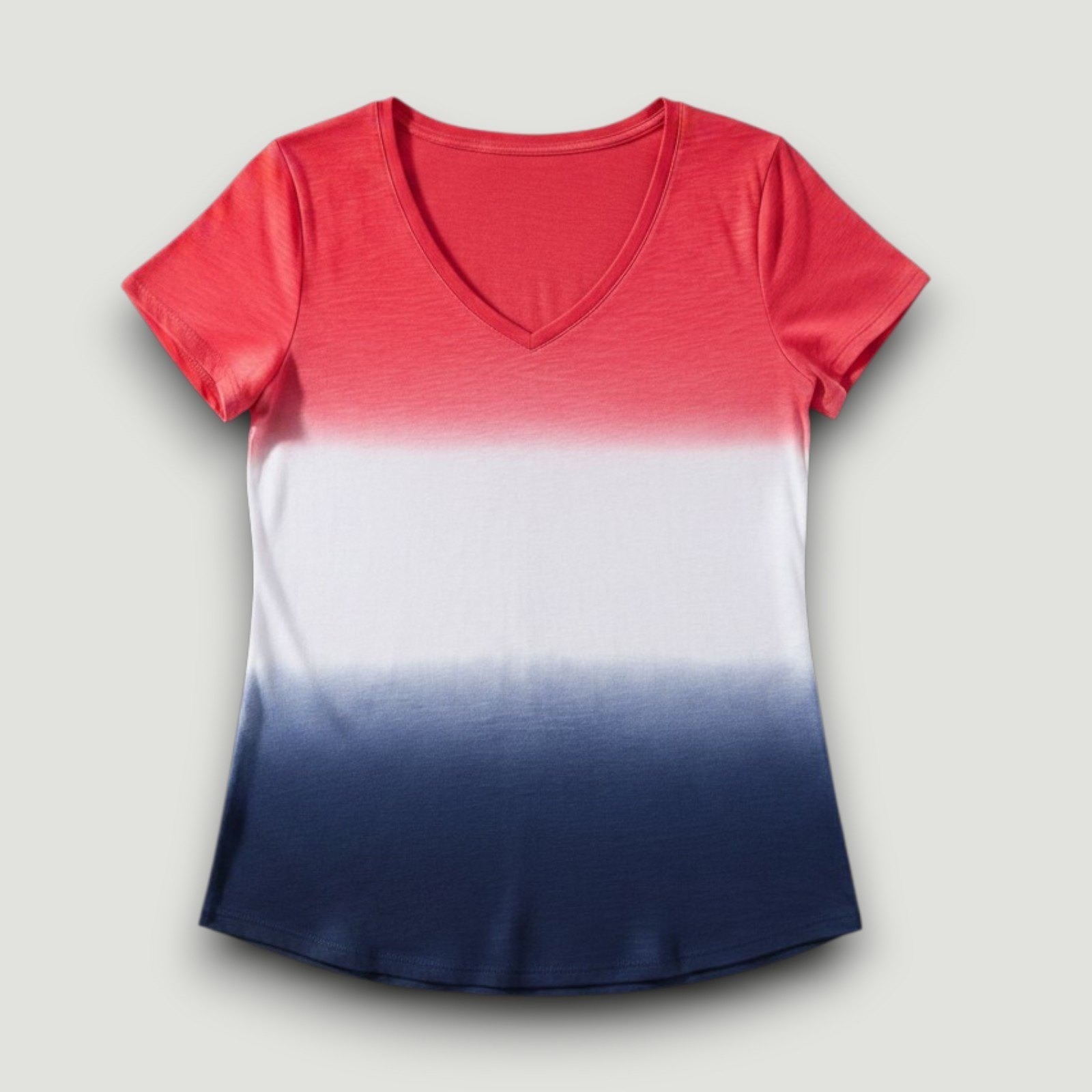 Sonoma Goods For Life Womens Top S Red White Blue Casual Fourth Of July